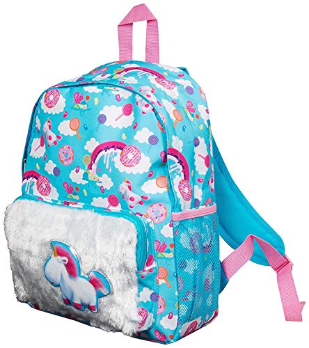 Unicorn backpack turquoise school