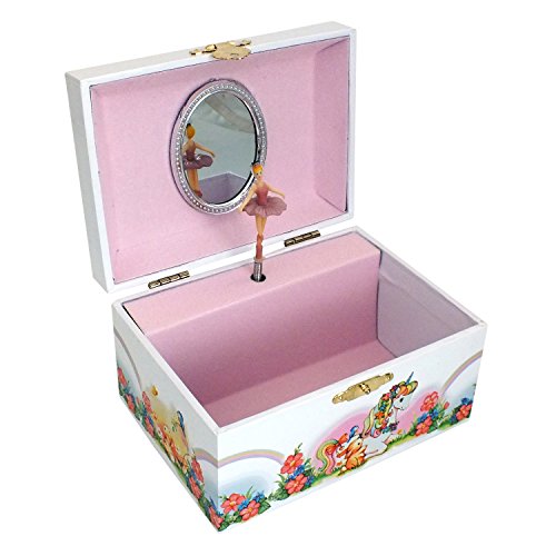 Musical Unicorn Jewellery Box For Girls | White 