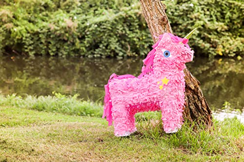 Pink Unicorn Pinata 57 x 37 cm, Multi-Coloured, Party Game – All Things ...