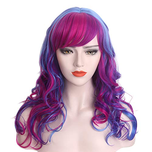 Pink & Purple Unicorn Wig For Fancy Dress Cosplay