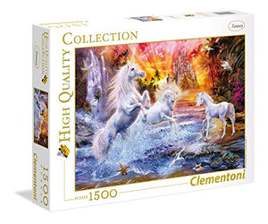 Clementoni 31805 | Wild Unicorns |1500 pieces| Jigsaw Puzzle