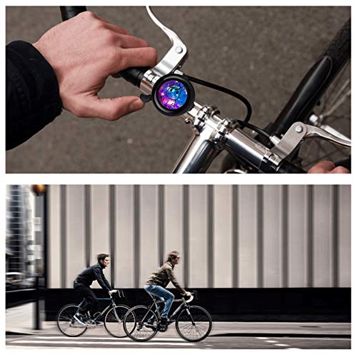ZYCCW Customized Design Bike Bicycle Bell, Loud Long Crisp Clear Sound for Adults Kids Mountain Road Bike BMX Electric Bike (Cute Unicorn)