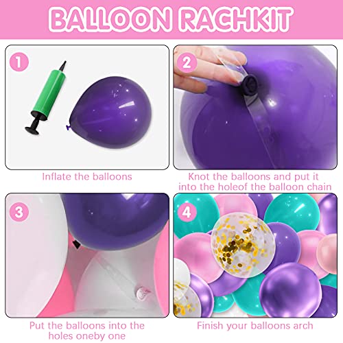 Colourful Unicorn Balloon Party Decorations 