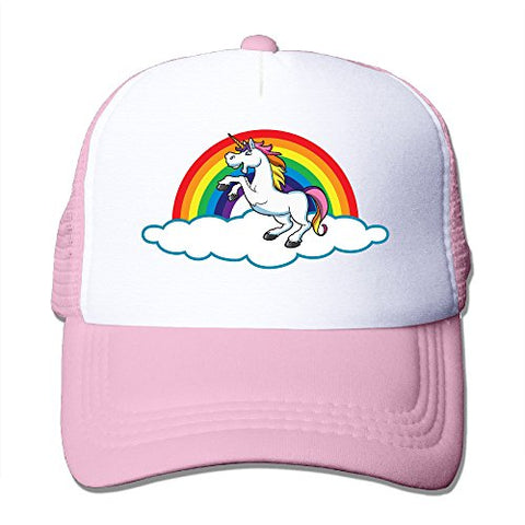 Unicorn Rainbow Pink Hat 