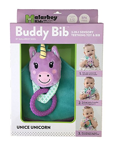 Unicorn Dribble Bib Sensory Toy 