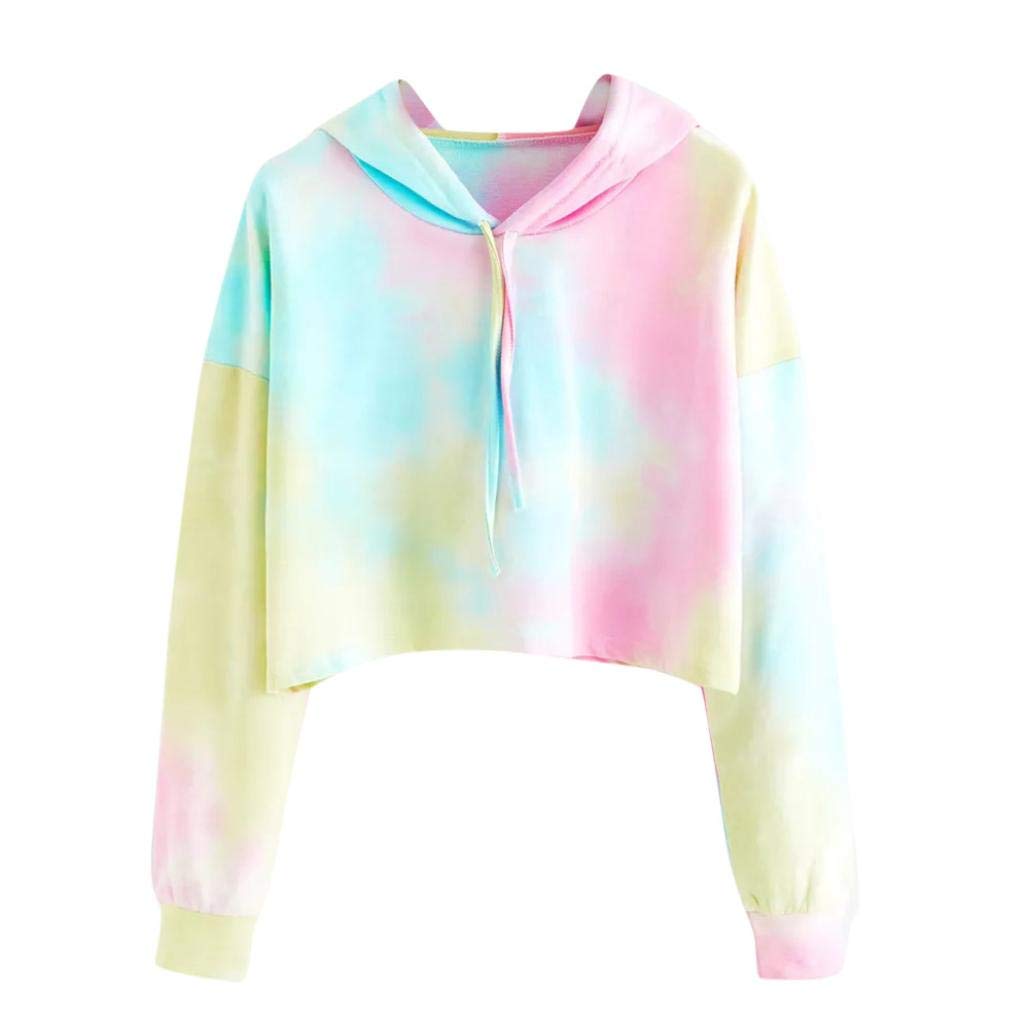 Unicorn Pastel Colours Low Cut Hoody For Women