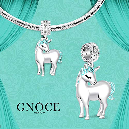 Beautiful Unicorn Charm For Bracelet Sterling Silver