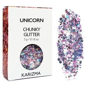 Karizma unicorn chunky glitter