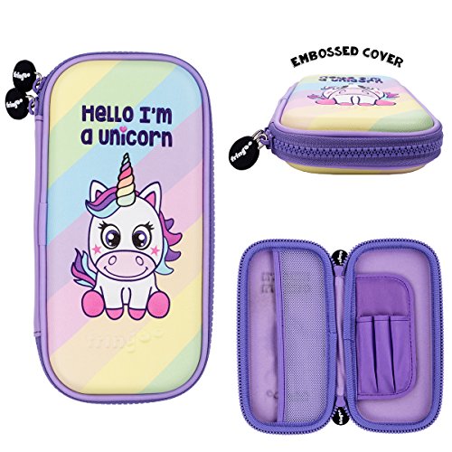 Cool Unicorn Pencil Case With Compartments