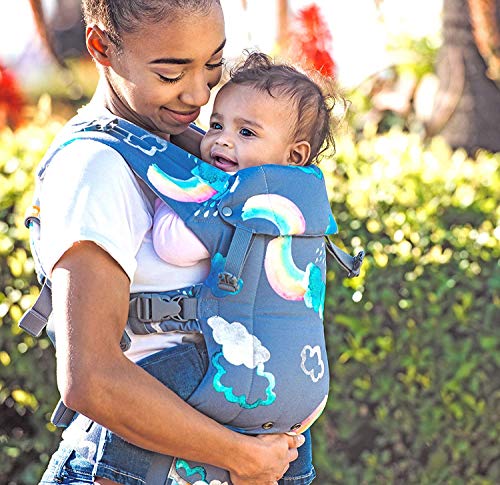 Beco Gemini Baby Carrier - Over The Rainbow, Sleek and Simple 5-in-1 All Position Backpack Style Sling for Holding Babies, Infants and Child from 7-35 lbs Certified Ergonomic