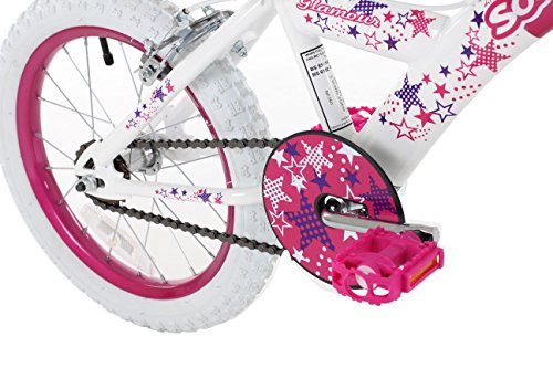 Girls Star Bike 16 Inch Wheel Pink & White 