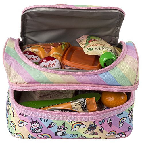 Pink Unicorn School Lunchbox 