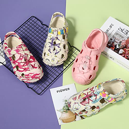 Unicorn Clogs | Lace Up | For Kids 