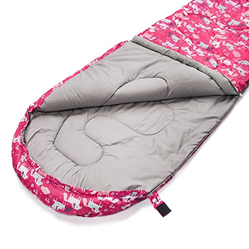 Warm Insulated Unicorn Design Sleeping Bag