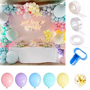 Unicorn Balloon Garland Arch Kit | 5M16ft Long | 130 Pieces | Party Decorations 