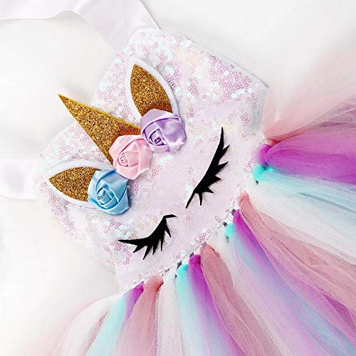 Kids Unicorn Fancy Dressing Up Outfit 