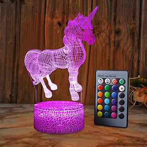 Colour Changing Unicorn LED Night Light Lamp | Gift Idea