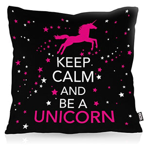 Keep Calm Unicorn Cushion Cover 50x50cm