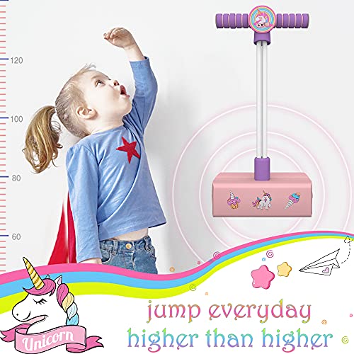 Girls Unicorn Jumping Pogo Stick | Pink