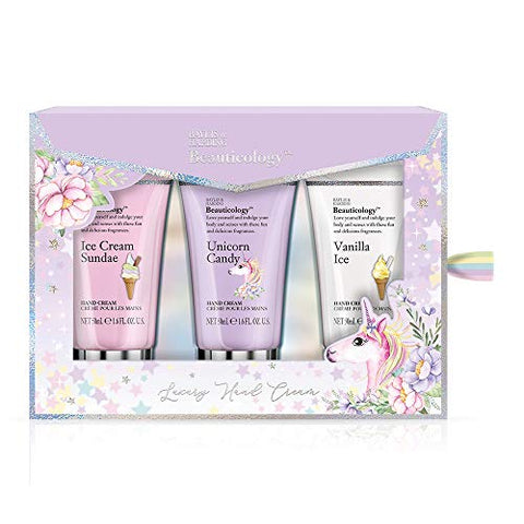 Baylis & Harding Beauticology Unicorn Luxury Hand Cream Gift Set, 3 x 50ml