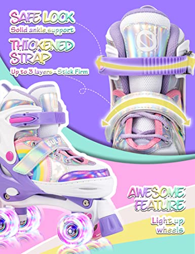 Unicorn Rainbow Roller Skates 