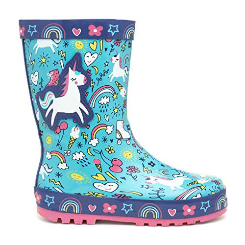 Zone | Unicorn Wellington Boots For Girls 