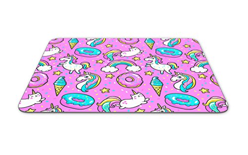 Unicorn Donut Ice Cream Mouse Mat Pad 