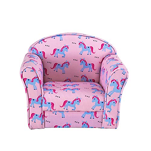 cute unicorn armchair upholstered
