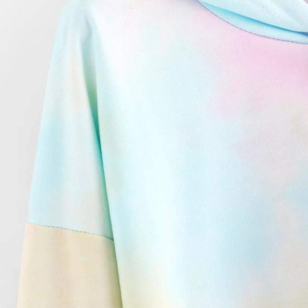 Unicorn Pastel Colours Low Cut Hoody For Women