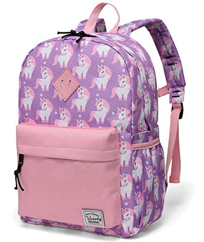 Pink purple unicorn backpack 