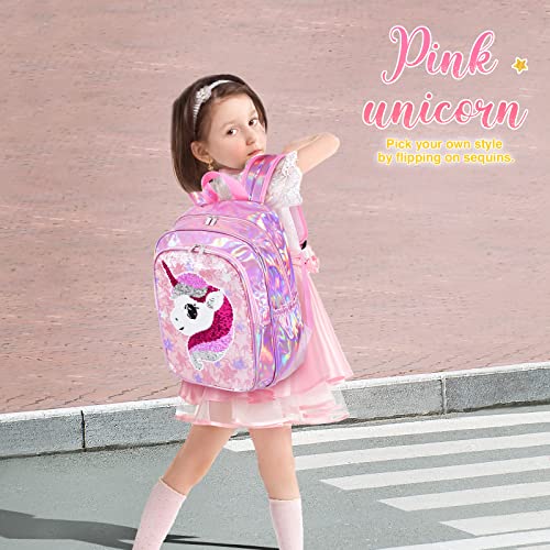 Pink Unicorn Backpack | Rucksack | Sequined 