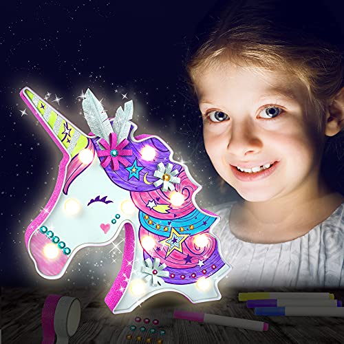 Craft Kit For Girls | LED Unicorn Light 