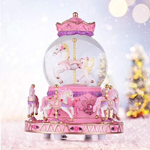 Musical Unicorn Carousel Music Box 