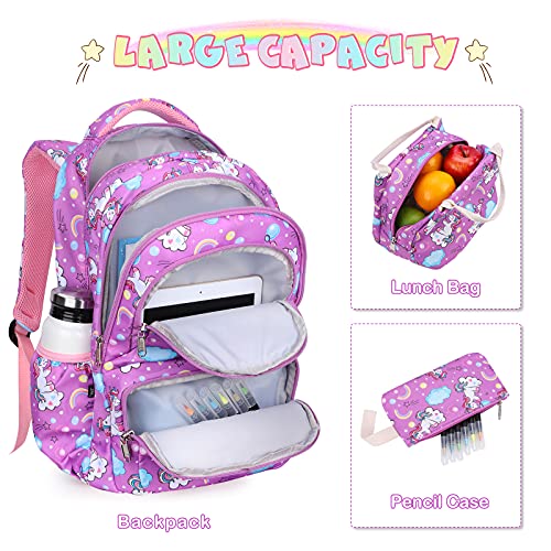 Girls Unicorn Backpack | Rucksack | School Bag 
