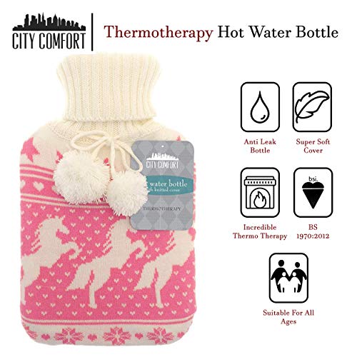 Knitted Unicorn Hot Water Bottle 