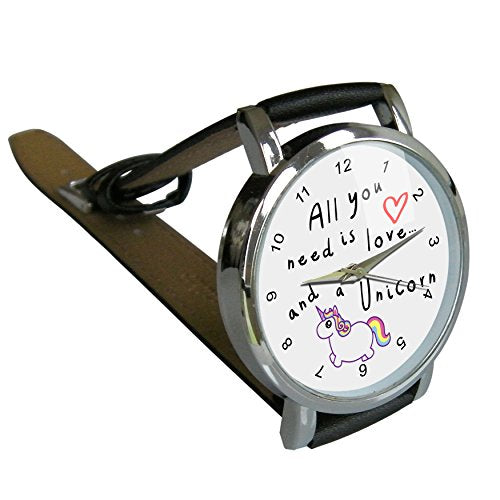 All you need is love, stylish unicorn watch