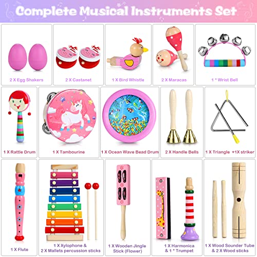Unicorn Musician Instruments | 25 Pieces 