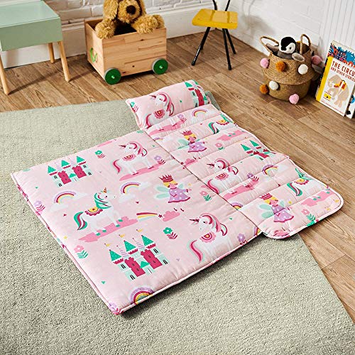 Unicorn, Castle, Rainbow Toddler Sleep Mat