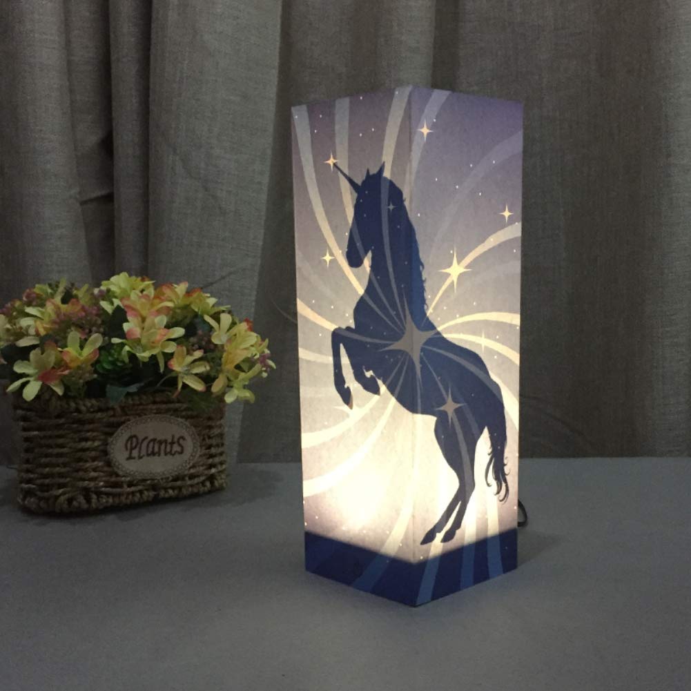 Unicorn Touch Switch LED Desk Mood Light Lamp for Kids Bedroom