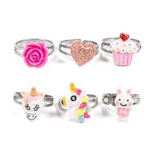 thumbnail image 2 of Buy 36PCS Cute Little Girl Jewel Unicorn Rings In Box Set, Jewelry Adjustable , Girl Pretend Play And Dress Up Rings Party Favors Rings For 3 4 5 6 7 8 Kids 2 of 13