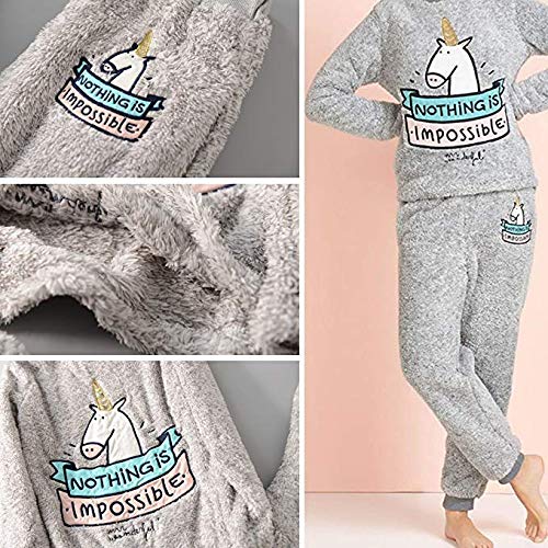 Grey Unicorn Women's Pyjamas Set