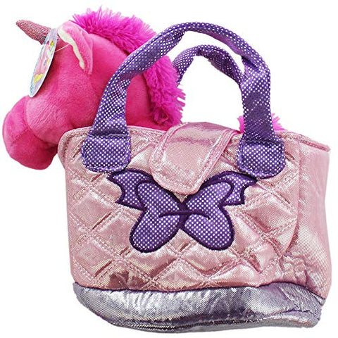 unicorn pet carrier toy in bag