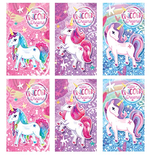 10 X Mini Unicorn Notebooks