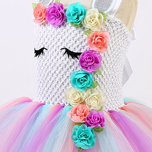 tutu skirt dress unicorn kids