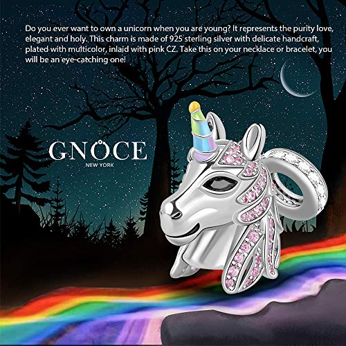 GNOCE Unicorn Charm | Pendant | Sterling Silver | Unicorn Gift 