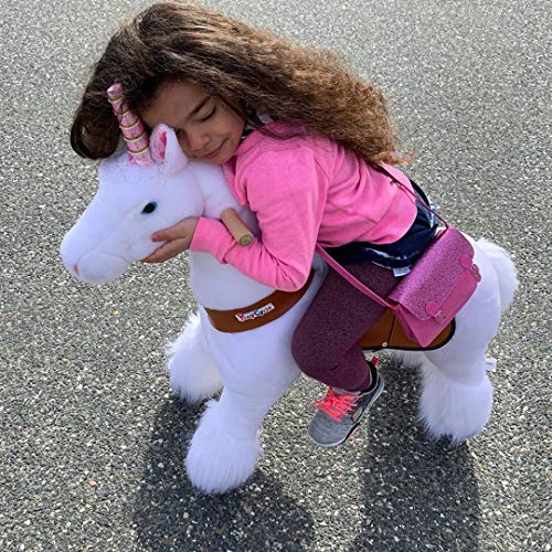 Girls Unicorn Ride On Pony Toy 