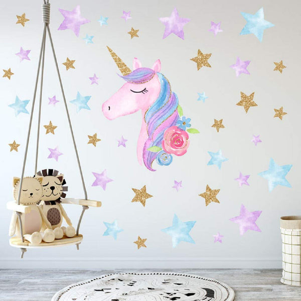 unicorn wall decoration sticker
