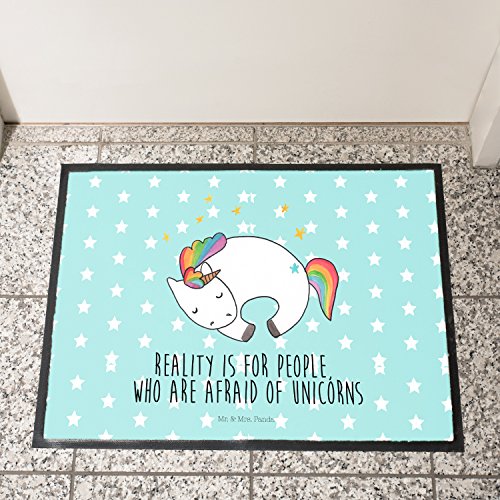 Beautiful Unicorn Doormat with Funny Quote