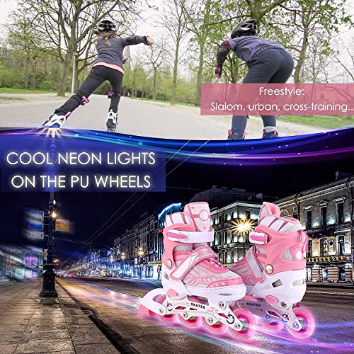 Light Up Wheeled Unicorn Roller Skates 
