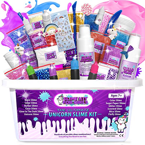 Slime Kit Yuxava pour Enfants, Cadeau Anniversaire Noël, Rose Slime Kit Yuxava pour Enfants, Cadeau Anniversaire Noël, Rose
